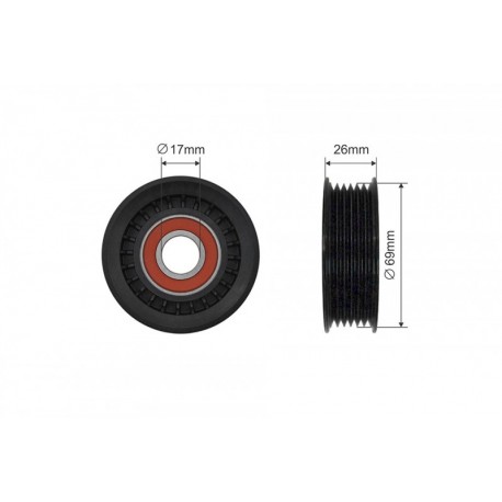 MULTIFRICTION SZÍJFESZÍTŐ SZÍJTÁRCSA FORD COUGAR, FOCUS I, MAVERICK, MONDEO II, TOURNEO CONNECT, TRANSIT CONNECT MAZDA TRIBUTE