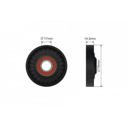 MULTIFRICTION SZÍJFESZÍTŐ SZÍJTÁRCSA LAND ROVER FREELANDER I MG ZR, MG ZS, MG ZT ROVER 200, 200 II, 25 I, 400, 400 II, 45 I, 75,