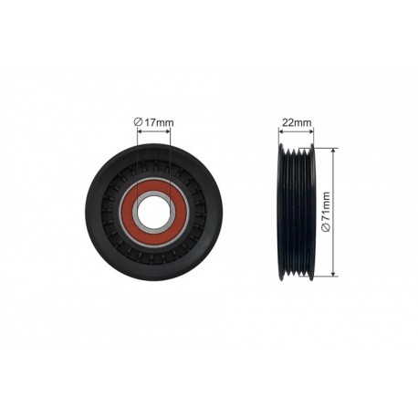 MULTIFRICTION SZÍJ SZÍJTÁRCSA FORD MONDEO 1.8 TD 257-00