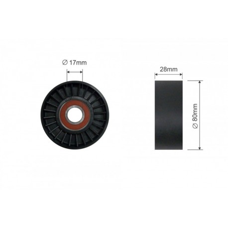 MULTIFRICTION SZÍJFESZÍTŐ SZÍJTÁRCSA BMW E39 535I-540I, X5 4.4I 4.6IS 4.4I 4.6IS 172-00