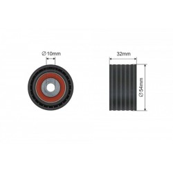 MULTIFRICTION SZÍJFESZÍTŐ SZÍJTÁRCSA RENAULT CLIO II 1.6 16V 2.0 16V,LAGUNA 1.6 16V 97-,MEGANE 1.6 16V 26-26