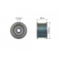 TOYOTA LAND CRUISER 200 (J2) TÖBBSZÖGES ÉKSZÍJTÁRCSA 07-08 16603-51010