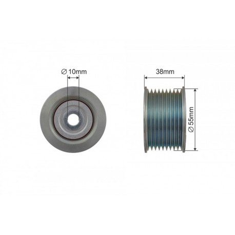 TOYOTA LAND CRUISER 200 (J2) TÖBBSZÖGES ÉKSZÍJTÁRCSA 07-08 16603-51010