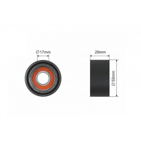MULTIFRICTION SZÍJFESZÍTŐ SZÍJTÁRCSA BMW 5 (E60), 5 (E61), 5 (F10), 5 (F11), 5 GRAN TURISMO (F07), 7 (F01, F02, F03, F04), X3
