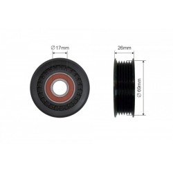 MULTIFRICTION SZÍJFESZÍTŐ CSIGA CHEVROLET CAPTIVA, CRUZE, ORLANDO OPEL ANTARA A 2.0D/2.2D 08.10- 500481