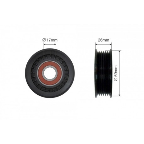 MULTIFRICTION SZÍJFESZÍTŐ CSIGA CHEVROLET CAPTIVA, CRUZE, ORLANDO OPEL ANTARA A 2.0D/2.2D 08.10- 500481