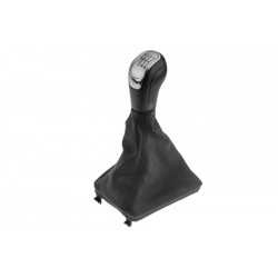 VÁLTÓGOMB + VÁLTÓFÜLEK SKODA SUPERB 2008-/6 SEBESSÉG/EZÜST/ GZB-SK-010