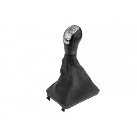 VÁLTÓGOMB + VÁLTÓFÜLEK SKODA SUPERB 2008-/6 SEBESSÉG/EZÜST/ GZB-SK-010