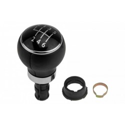 VÁLTÓGOMB VW GOLF V 2003-,GOLF VI 2008-,GOLF PLUS 2005-,JETTA 2006-/6 SEBESSÉGES/FEKETE SAPKA/BŐR GZB-VW-028