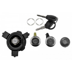 ZÁRBETÉT KÉSZLET PEUGEOT 206 1998- /ZÁRBETÉTEK BAL ÉS JOBB AJTÓ, CSOMAGTARTÓ, TANKSAPKA, 2 KULCS/ PE076