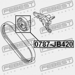 MULTIFRICTION SZÍJFESZÍTŐ SZÍJTÁRCSA SUZUKI GRAND VITARA 98-06 49160-77E01