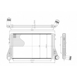 INTERCOOLER PASSAT 2.0TSI 10- 1K0145803AK