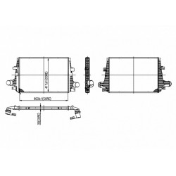 INTERCOOLER ALFA 159 1.9JTDM 05- 50507299