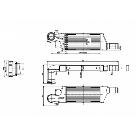 INTERCOOLER CORSA C 1.3CDTI 03- 1300410