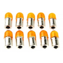 IZZÓ RY10W12 RY10W NARANCSSÁRGA 12V 10W /TÍPUSÚ KUPAK BAU15S/ /CSAK 10DB-BAN ÁRULJUK/. EZ-RY10W