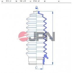 KORMÁNYRÚD BURKOLAT BALRA HONDA CR-V 97- INTEGRA DC2 1.8 97- SHUTTLE 95- 60K4008JPN