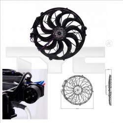 HŰTŐVENTILÁTOR BMW 3 E36 325TDS 93-98