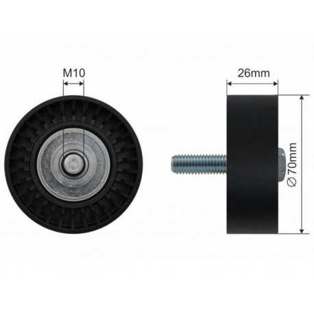 MIKRO SZÍJFESZÍTŐ FIAT DUCATO 06/ 14 SZÍJTÁRCSA 6340572