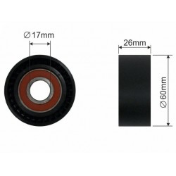 MIKRO SZÍJFESZÍTŐ CITROEN BERLINGO 96 SZÍJTÁRCSA 60X17X25.9 5751.30