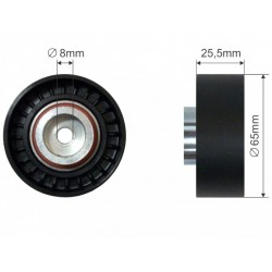 VEZÉRMŰSZÍJ FESZÍTŐ FIAT DUCATO 06 SZÍJTÁRCSA 65X8X25.5 9658142680