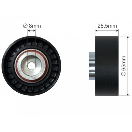 VEZÉRMŰSZÍJ FESZÍTŐ FIAT DUCATO 06 SZÍJTÁRCSA 65X8X25.5 9658142680