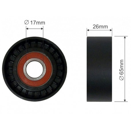 MIKRO SZÍJFESZÍTŐ FIAT DOBLO 00 SZÍJTÁRCSA 1.3JTD 51821653