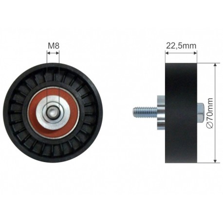 VEZÉRMŰSZÍJ FESZÍTŐ FIAT DUCATO 02 SZÍJTÁRCSA 2.8 JTD/3.0 D 6453.SG