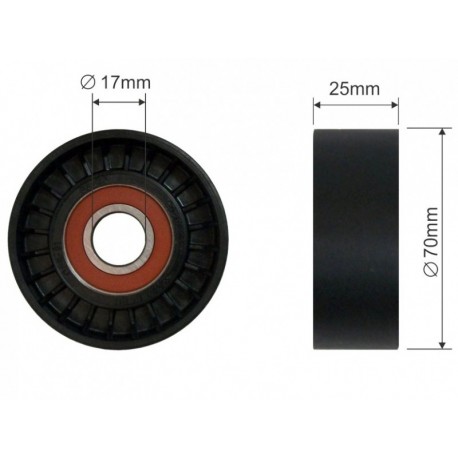 MIKRO SZÍJFESZÍTŐ IVECO DAILY 06 SZÍJTÁRCSA 3.0 504086948