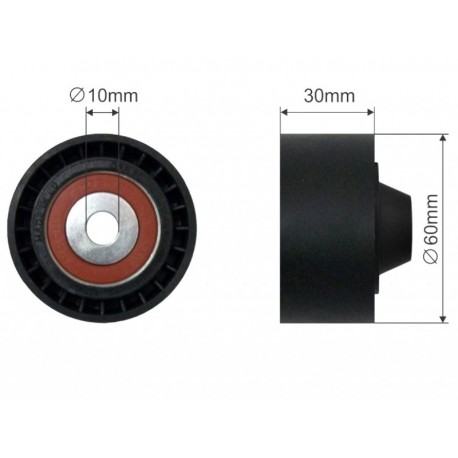 MIKRO SZÍJFESZÍTŐ FIAT FIORINO 07 SZÍJTÁRCSA 1611422980