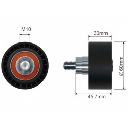 MIKRO SZÍJFESZÍTŐ FIAT SCUDO 07 SZÍJTÁRCSA 1.6 D 9658559480