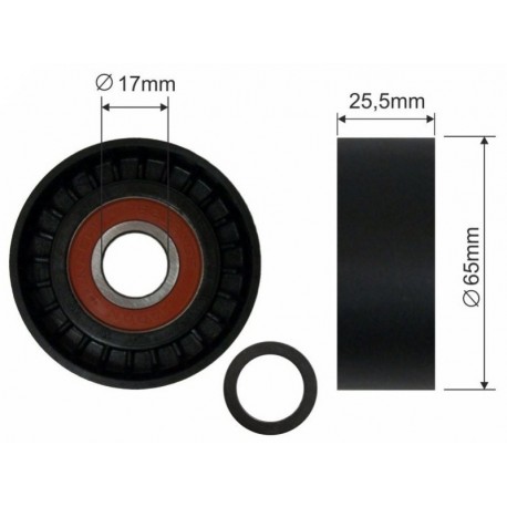 MIKRO SZÍJFESZÍTŐ FIAT DUCATO 06 SZÍJTÁRCSA 2.2 D 5751.F2