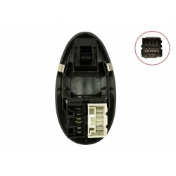 ABLAKKAPCSOLÓ IVECO DAILY 00 BAL OLDALI TÜKÖR 8-PIN+6-PIN+6-PIN 500321137