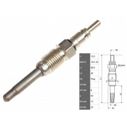 IZZÍTÓGYERTYA FIAT BRAVA/BRAVO 95 71713981