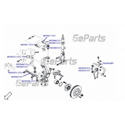 VEZÉRLŐKAR PERSELY MAZDA 6 02- GJ6A34480