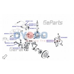 VEZÉRLŐKAR PERSELY MAZDA 6 02- GJ6A34480