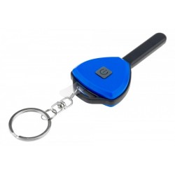 LED KULCSTARTÓ LÁMPA/ LED TÍPUS:COB LED,LED TELJESÍTMÉNY: 0,5W,3 ÜZEMMÓD:FOLYAMATOS 100%,60%,STROBOSZKÓPOS VILLOGÁS,2 X LÍTIUM