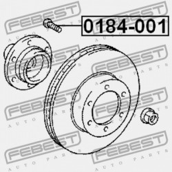 KERÉKCSAVAR 1 DB TOYOTA CRESTA GX90,JZX9,LX90,SX90 1992.10-1996.09 JP 90942-02049