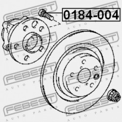 KERÉKCSAVAR 1 DB TOYOTA LAND CRUISER 100 HDJ100,UZJ100 1998.01-2007.08 EU 90942-02077