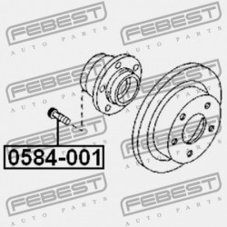 KERÉKCSAVAR MAZDA 3 BK 2003-2006 EU J00Y-33-062