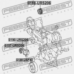 ÖVFESZÍTŐ TOYOTA MAJESTA URS206,UZS207 2009.03-2013.07 JP 16620-0W130
