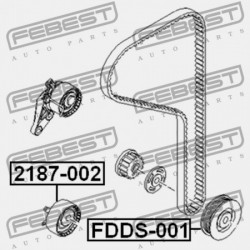 FORGATTYÚS TENGELY SZÍJTÁRCSA FORD FOCUS CB4 2008-2011 EU 1753154