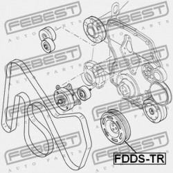 KIVONT FORGATTYÚS TENGELYSZÍJTÁRCSA 1329202