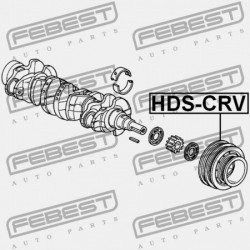 HONDA CR-V RD1 FORGATTYÚS TENGELYSZÍJTÁRCSA 1996-2001 GN 13810-P3F-003