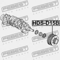 HONDA INTEGRA 4D DB6 JP FORGATTYÚSTENGELY CSIGAKERÉK 13811-P00-U00