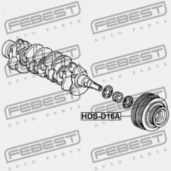 HONDA INTEGRA 4D DB6 JP FORGATTYÚSTENGELY CSIGAKERÉK 13810-P2K-J01