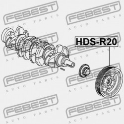 HONDA CR-V RE5 2007-2011 EU FORGATTYÚS TENGELYSZÍJTÁRCSA 13810-RZP-003