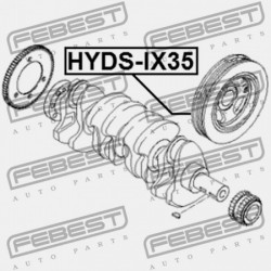 HYUNDAI TUCSON 2004-2010 FORGATTYÚSTENGELY CSIGAKERÉK 23124-2G600