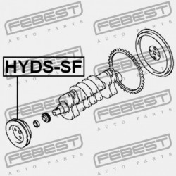 HYUNDAI TUCSON 04: -OCT.2006 (2004-) GEN FORGATTYÚSTENGELY CSIGAKERÉK 23124-37510