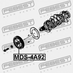 FORGATTYÚSTENGELY CSIGAKERÉK MITSUBISHI LANCER CY,CZ 2007.03-2013.02 EUR 1104A087