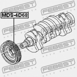 KIVONT FORGATTYÚS TENGELYSZÍJTÁRCSA MD174215